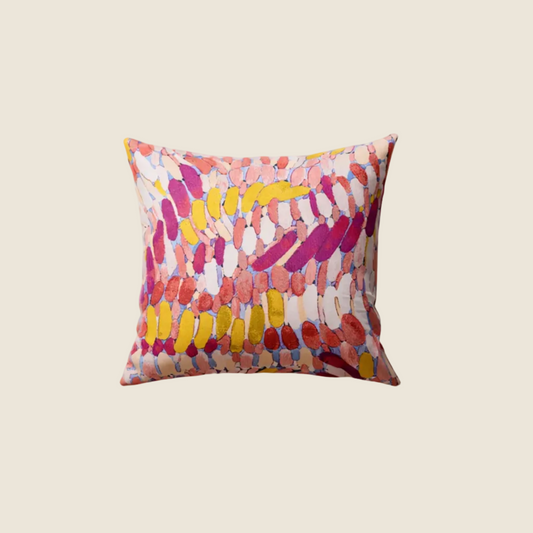 LaLuna Home Pink Terrazzo-Inspired Jacquard Throw Pillow