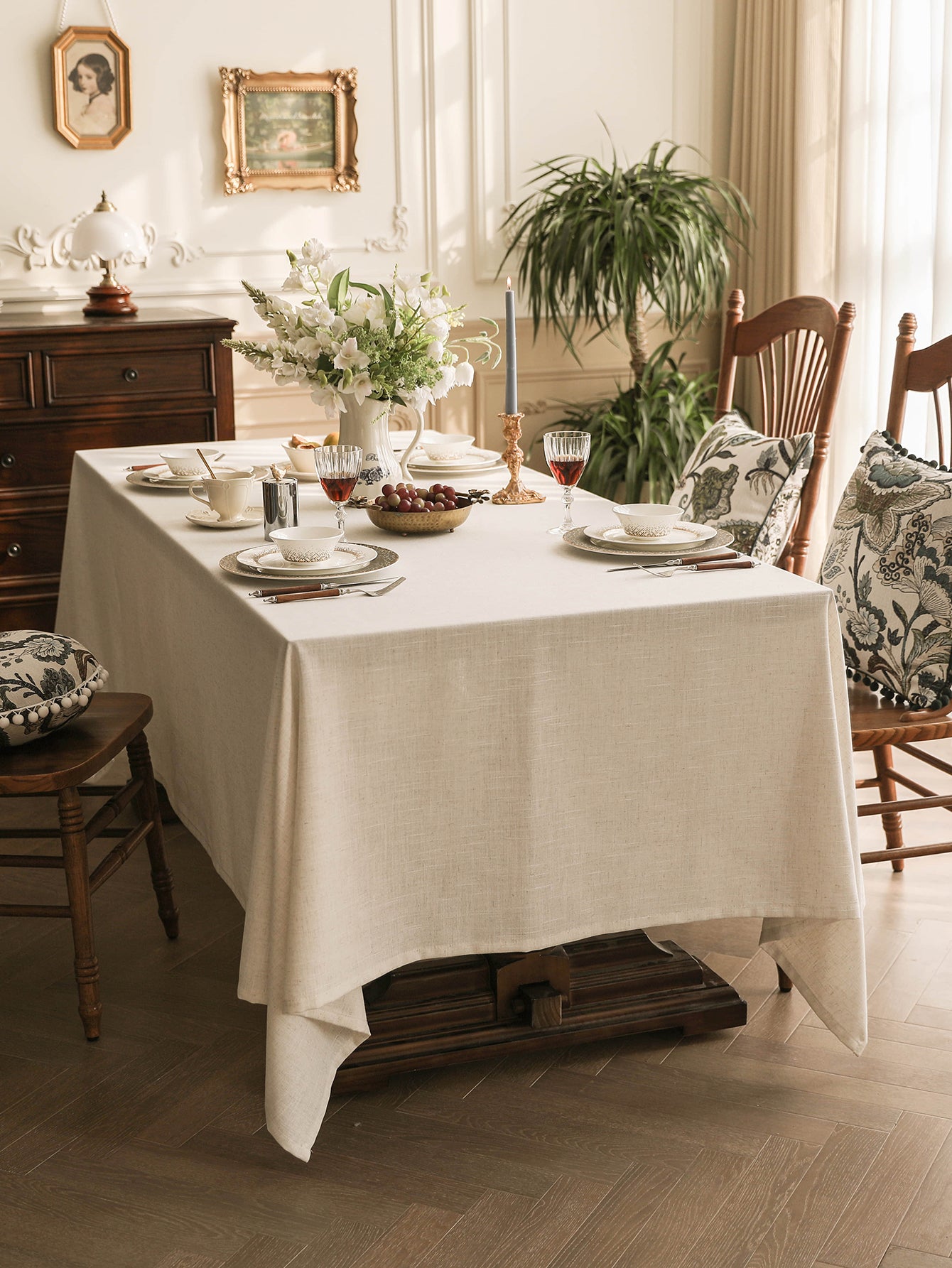 Original Craft Cotton-Linen Tablecloth