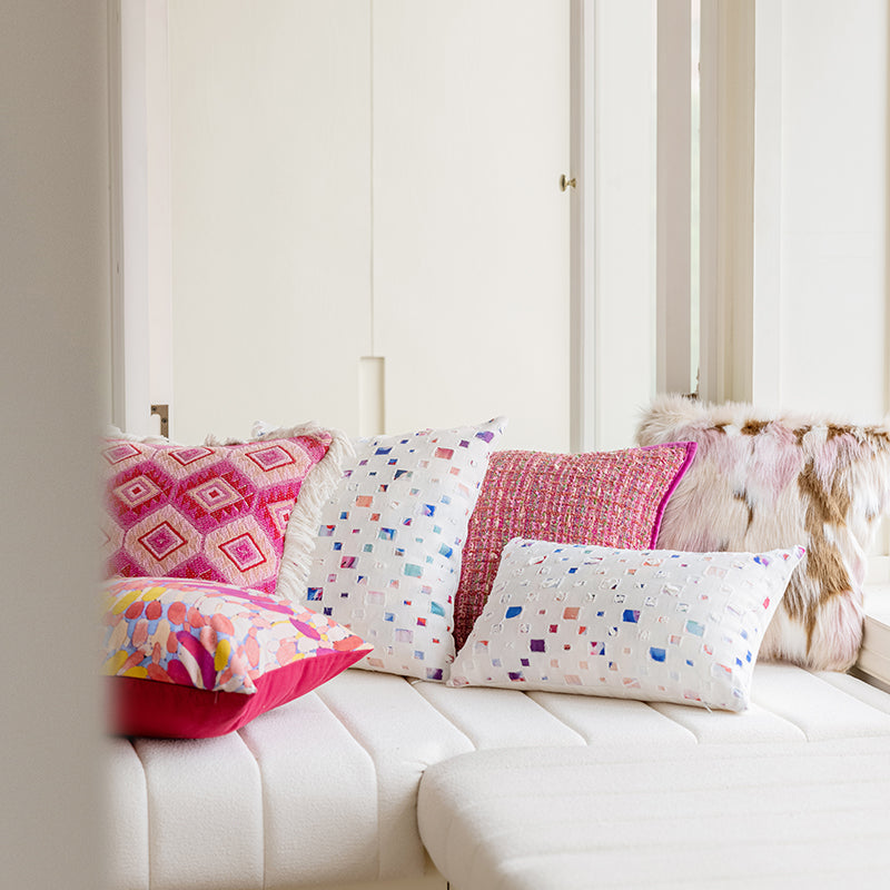 LaLuna Home Confetti-like Jacquard Throw Pillow