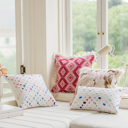 LaLuna Home Confetti-like Jacquard Throw Pillow