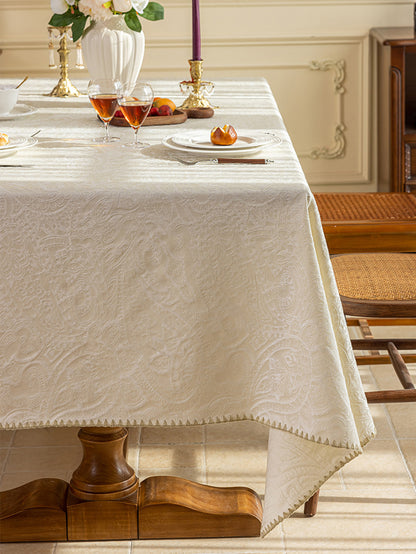 LaLuna Home Paisley Jacquard Tablecloth