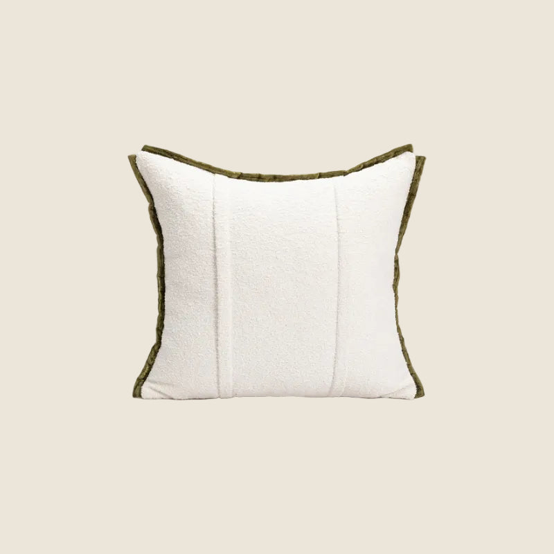 LaLuna Home Chinoiserie White Bamboo Trim Throw Pillow