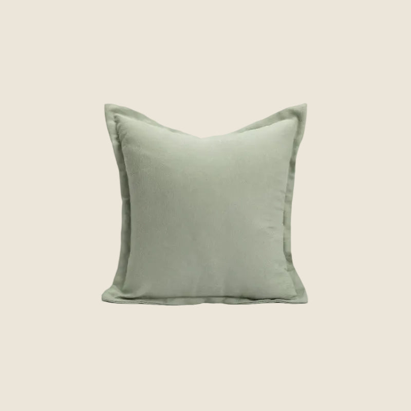LaLuna Home Misty Green Premium Solid Sage Velvet Throw Pillow