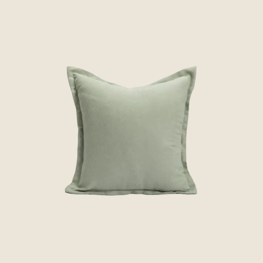 LaLuna Home Misty Green Premium Solid Sage Velvet Throw Pillow