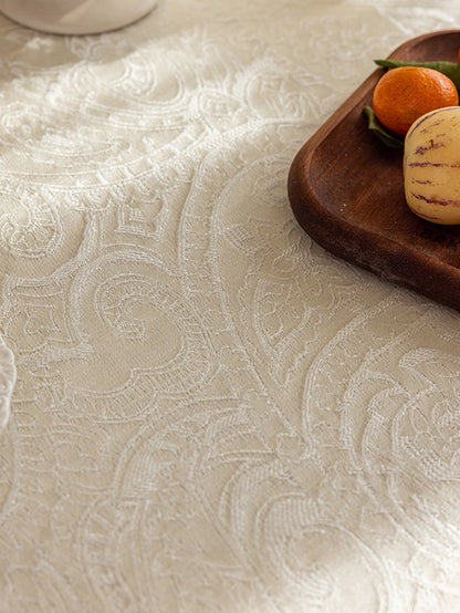 LaLuna Home Paisley Jacquard Tablecloth