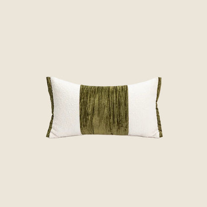 LaLuna Home Chinoiserie Emerald Vintage Patchwork Throw Pillow