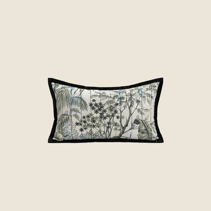LaLuna Home Chinoiserie Forest Whisper  Jacquard Throw Pillow