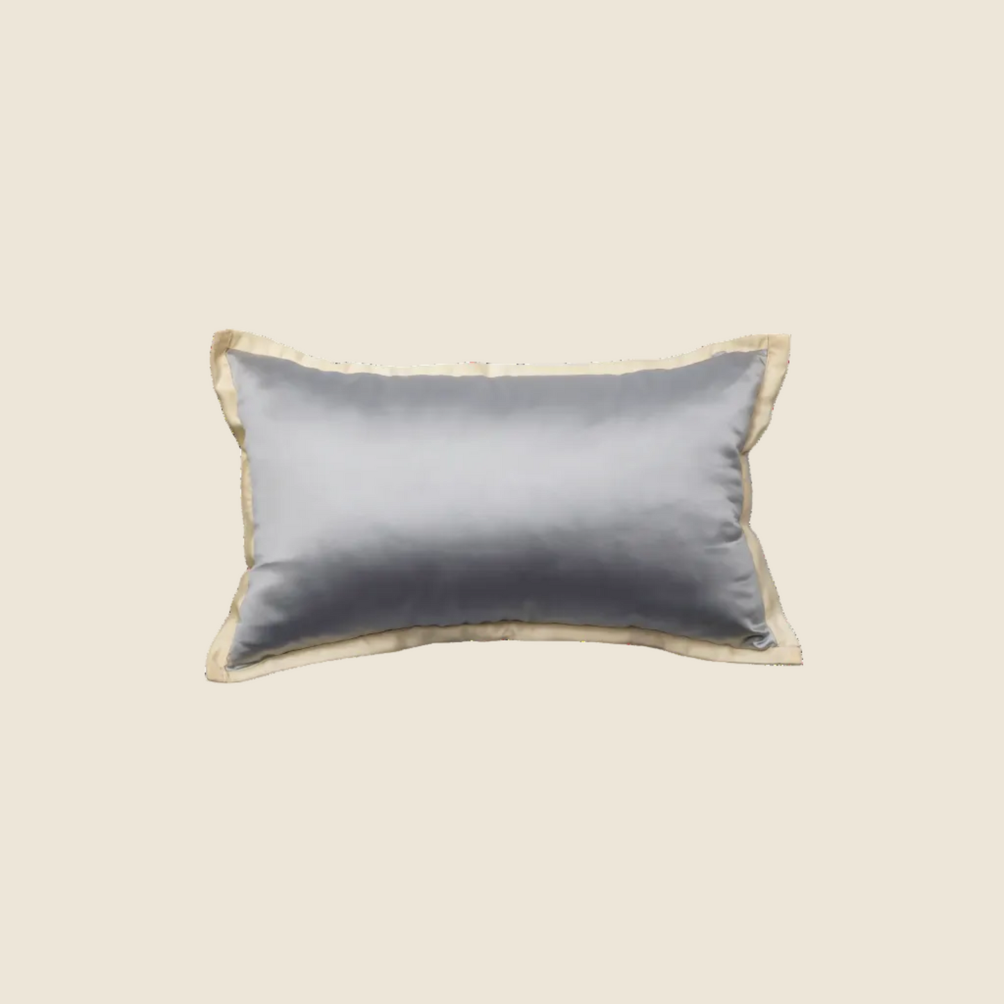LaLuna Home Chinoiserie  Silver Blue Throw Pillow