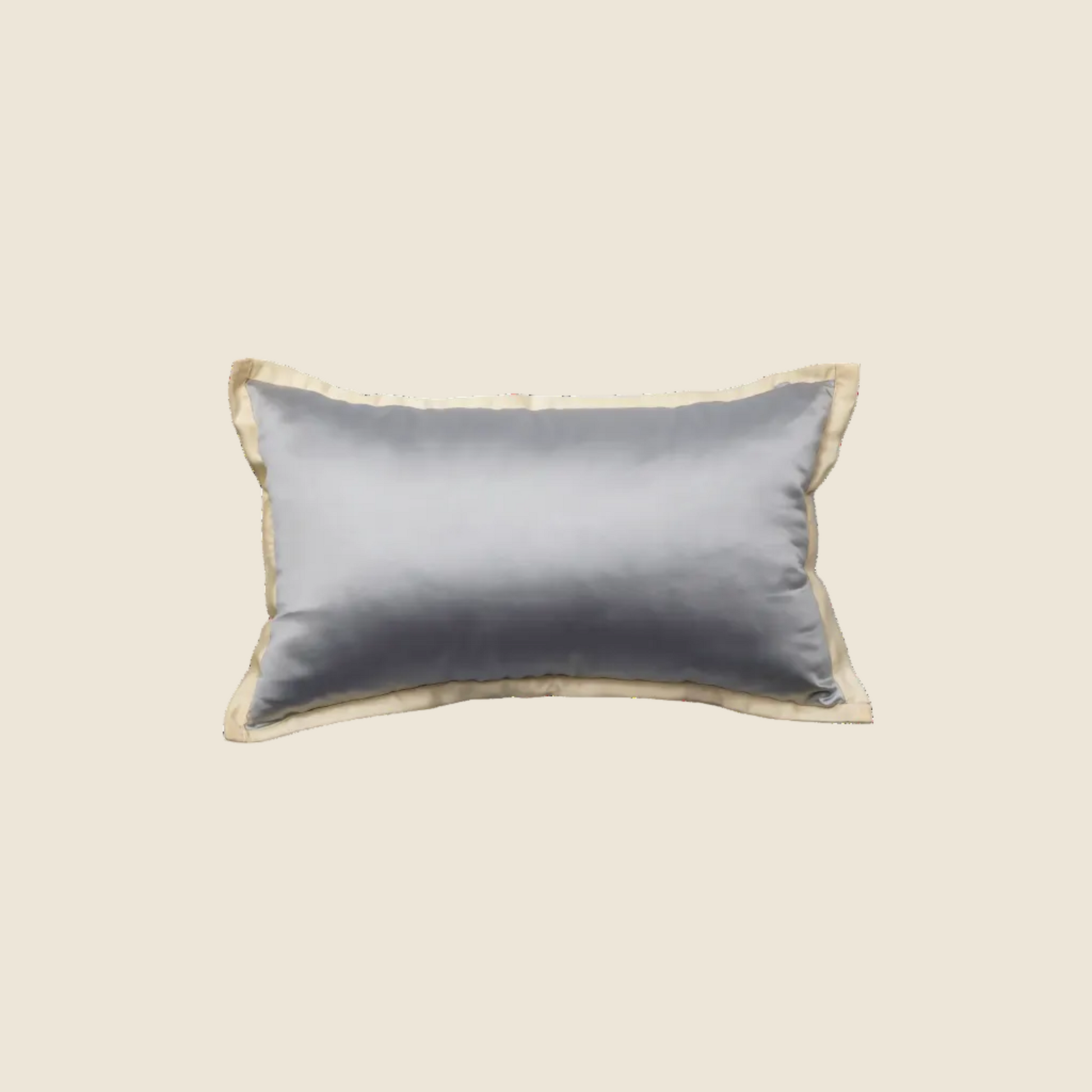 LaLuna Home Chinoiserie  Silver Blue Throw Pillow
